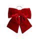Бант новогодний бархатный 25*35 см, бордовый CR-2-4 фото 2
